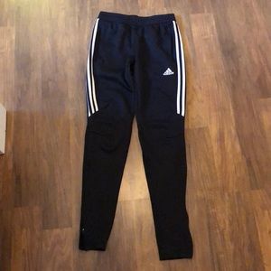 adidas black joggers